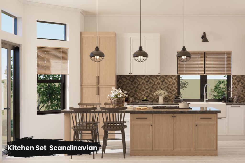 kitchen set scandinavian